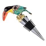 SOLUSTRE Party Flaschenverschluss Gold Großer Schnabel Vogel Design Flaschenstopper Weinverschluss...