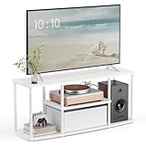 SONGMICS HOME Superschnelle werkzeuglose Montage, TV-Schrank für Fernseher bis zu 50 Zoll,...