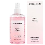 grace & stella Rosenwasser Spray, Rosenwasser Gesichtswasser, Hautberuhigendes Rosenwasser Spray...