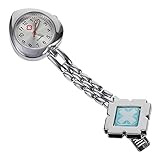 Beaupretty 1 Stück Kreative Arzttasche Uhr Legierung Langlebige Clip Brustuhr mit Leuchtendem für...