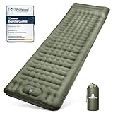 Isomatte Camping Selbstaufblasend, 12CM Verdicktes Aufblasbare Matratze Kleines Packmaß,...