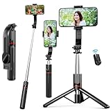 EASERIA Selfie Stick Kompatibel mit iPhone Samsung, Handy Stativ für Live-Streamer, Smartphone...