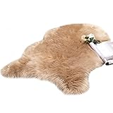 MIULEE Faux Fell Teppich Flauschig Weiche Warm Modern Bodenmatte Sofa Matte Kunstfell Dekofell...