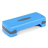 GOPLUS Aerobic Stepper, Höhenverstellbares Steppbrett, rutschfeste Step Bench, Trainingsgerät für...