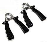 BAY Handgriffe Paar Hand Grifftrainer paarweise 2 Stück Set Federgriff Handmuskeltrainer...