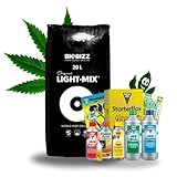 Komplett Set BioBizz Erde Light Mix + Hesi Dünger Grow Anbau Autoflower