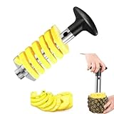Ruayia Ananasschneider Ananas-Entkerner aus Edelstahl, Ananaskernen Zuhau Asdirne Ananas Schäler...