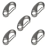 PRIOstahl Schnapphaken Karabiner Karabinerhaken Karabinerhaken Schnellverschlusskarabiner - 70 mm x...