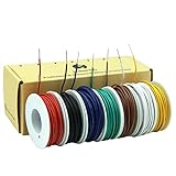 0.2mm² 24awg Elektrischer Draht Kabel aus solide verzinntem Kupferdraht 7 Farben je 9 Meter Spule...