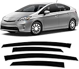 WangWeiY 4 Stück Windabweiser für Toyota Prius 30 2012-2015, Car Comfort Windabweiser...