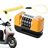 Bremsscheibenschloss | E-Bike Sicherheitsrad Scheibenschlösser mit Kombination - wasserdichte...