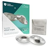 Koala Babycare Silberhütchen - 2 Stück - Stillhütchen Standardgröße Silber für maximale...