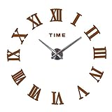 LXURY Wanduhr 3D DIY Acryl Wanduhr Aufkleber Uhr Uhren Quarz Moderne Reloj De Pared Home Dekoration