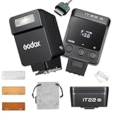 GODOX IT22 S Kamera Blitz, IT22S TTL Mini Blitzgeräte, 1,5 Sekunden Recycle-Zeit, Kompatibel mit...