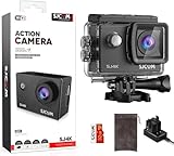 SJCAM SJ4000 unterwasserkamera Action Cam 4K30fps WiFi Kamera,40MP Ultra HD 170°FOV mit EIS...