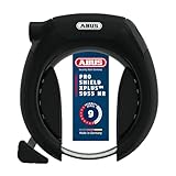 ABUS Rahmenschloss PRO Shield XPlus 5955 NR - Fahrradschloss-Set mit Schlosskette Chain 6KS/85 und...