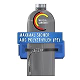 DENIOS® Gasflaschenhalter Made in Germany I Gasflaschenhalterung universal I Maximale Sicherheit I...