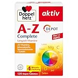 Doppelherz A-Z Complete - Langzeit-Vitamine - 23 Vitamine, Mineralstoffe & Spurenelementen PLUS...