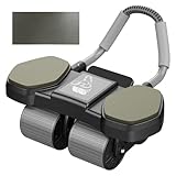 Bauchroller,Bauchtrainer für zuhause, verbessertes 4-Rad-Design, ultrastabiler Kerntrainer zur...