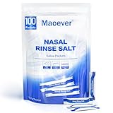 Maoever nasenspülsalz, einzeln 100 Salzpackungen, nasendusche | nasenspülung salz | nasendusche...