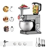 KB-ELEMENTS 3 in 1 Küchenmaschine 2500W, 8.5L, Fleischwolf, Teig Knetmaschine, Food Processor,...