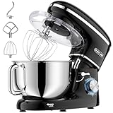 CHeflee Küchenmaschine Teigmaschine 2000W Knetmaschine,Mit 6.2L EdelstahlschüSsel,6...
