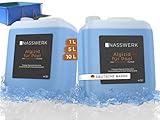 NASSWERK® Algizid Pool flüssig 10l | Algenvernichter Pool um grünes Poolwasser klar bekommen |...