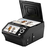 Digitaler Diascanner 22 MP mit 5 Zoll LCD-Bildschirm – Konvertiert einfach 35 mm Filme/Fotos und...