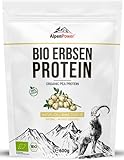 AlpenPower BIO ERBSENPROTEIN 600 g I 100% reines Erbsenprotein-Isolat I Ohne Zusatzstoffe I Vegan &...