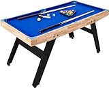 FCOUMY 4FT Billardtisch Pool Tisch Set Holz Snooker Tisch für Kinder und Erwachsene Mini Pool...