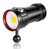 Tauchlampe,LetonPower L12 8000Lumens Taschenlampe tauchen,100m Unterwasser tauchlampe, Unterwasser...