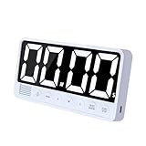 FCXJTU Digitaler Küchentimer – 7,1 Zoll großes LED Display, magnetisch, wiederaufladbar,...