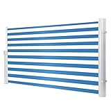 Einziehbare Seitenmarkise, verstellbare Höhe 12,108,2 cm, Länge 201,259,4 cm, wasserdicht und...