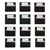 12 Stück Stuhltaschen - Chair Bags Organizer with Name Tag | Machine Washable Chairback Buddy Chart...
