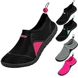 BESTIF Badeschuhe Herren Damen | Schwimmschuhe Neopren Wasserschuhe Kordelzug | Leicht und Bequem |...