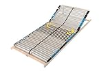 Sleepneo Lattenrost 90x200, Kopfteil verstellbar, 42 Latten, hohe Traglast bis 150Kg, Ergonomischer...