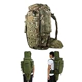 Taktischer Gewehrrucksack,Taktischer Rucksack Militar Wanderrucksack Mit Gewehrhalter,Wasserdicht...