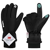 QIFENGL wasserdichte Winterhandschuhe Herren Damen Touchscreen Handschuhe, 3M Thinsulate Warme...