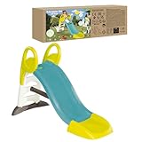 Smoby - GM Rutsche – kompakte Kinderrutsche mit Wasseranschluss, 1,5 Meter lang, mit...