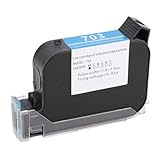 Asixxsix Schwarze Tintenpatrone, 42 Ml Schwarzer Schnelltuschkartusche Austausch von 0,5 Zoll/12,7...