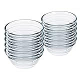 GRÄWE Glasschüssel, Ø 6 cm, 40ml, 10er Set, kleine Glasschalen, Schale für Konfitüre,...