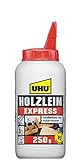 UHU Holzleim Express Flasche, Universeller und besonders schnelltrocknender Weißleim - geeignet...