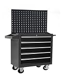 Professioneller Werkzeugschrank – Garage für Schrauben und Werkzeuge – robuster Werkstattwagen...