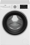 Beko B3WFU58415W1 b300 Waschmaschine, 8 kg, Waschvollautomat, Restzeitanzeige, Schleuderwahl, 1400...