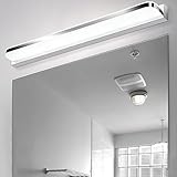 Talwei Spiegelleuchte Badleuchte, Badlampe Wand Edelstahl, Spiegellampe Bad 42cm 9W Für Die, Led...