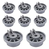 8er Set Spülmaschinen Rollen, Geschirrspüler Korbrollen, Universal Unterkorb Korbrollen...