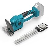Grasschere Strauchschere Set kompatibel mit Makita 18V, Akku gartenschere akku Heckenschere Handheld...