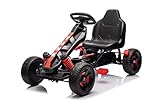 NINODOVAE Kinder Go-Kart, Pedal Go-Kart mit verstellbarem Sit, aufblasbare Eva-Reifen,...