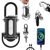 BIZOI Superhelle Mini-Schlüsselanhänger, 1200LM Wasserdicht Mini Taschenlampe Schlüsselanhänger,...