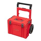 Qbrick System Pro Red Ultra HD Werkzeugkoffer Rollbar Werkzeugtrolley Werkzeugkasten Werkzeugbox aus...